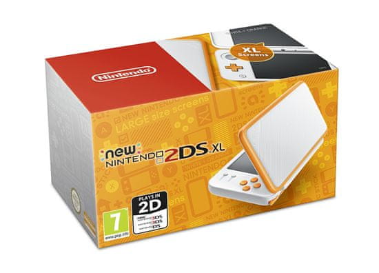 Nintendo New 2DS XL Fehér/Narancs Játékkonzol