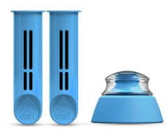 DAFI Pótszűrő 2 db + tető vízszűrő üvegre kék
