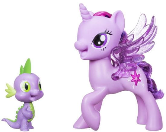 My Little Pony Twilight Sparkle és Spike a két jó barát - éneklő póni figura szett