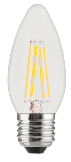GE Lighting LED izzó, Filament Deco Candle, E27 2,5W, meleg szín