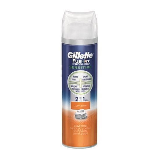 Gillette Fusion ProGlide Sensitive Active Borotvahab 250 ml 