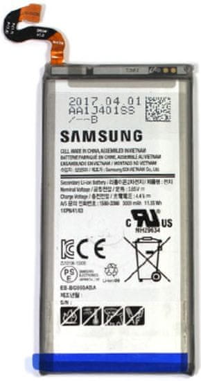 SAMSUNG Akkumulátor EB-BG950ABE (Samsung Galaxy S8 G950), Li-Ion, 3000 mAh, Service Pack