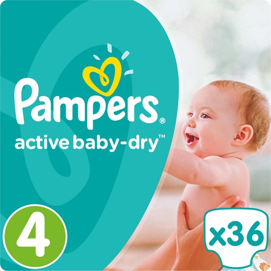 Pampers Active Baby 4 Maxi pelenka - 36 db