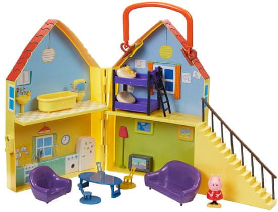 TM Toys Peppa Pig - ház figúrákkal és felszereléssel