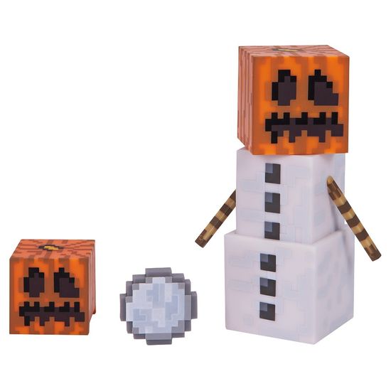 TM Toys Minecraft - Snow Golem gyűjtőfigura kiegészítőkkel