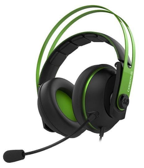 ASUS Cerberus V2 (90YH016B-B1UA00) headset, Zöld