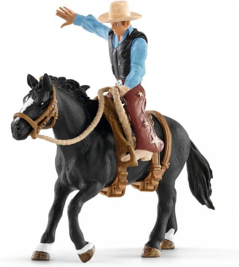 Schleich Felnyergelte ló cowboy-jal 41416