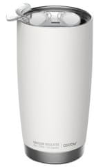 Asobu Luxus The Gladiator termo pohár, Fehér/Ezüst, 600 ml