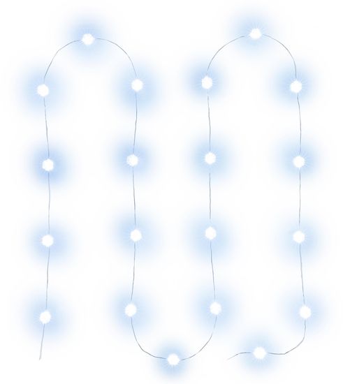 Retlux nano hópelyhek 20 LED fényfüzér hideg fehér