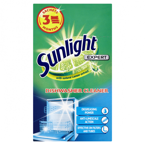 Sunlight mosogatógép tisztító 3x40g