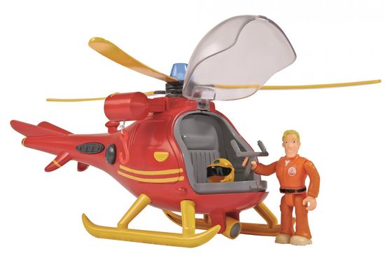 SIMBA Sam a tűzoltó - Helikopter figurával