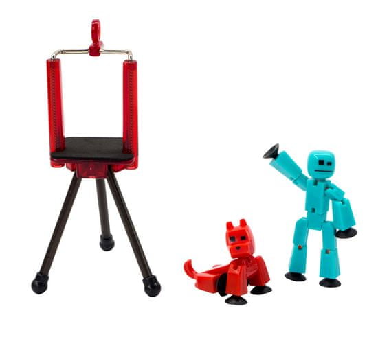 EP LINE StikBot szett - kék + piros kutya figura