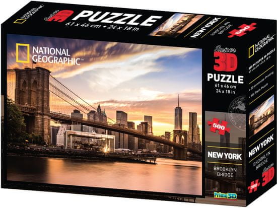 Lamps 3D Puzzle New York 500 darabos