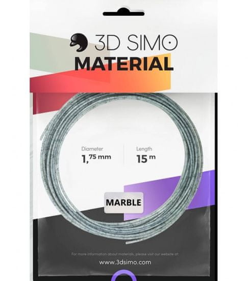 3Dsimo Filament MARBLE - arany 15m