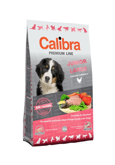 Calibra Dog NEW Premium Junior Large kutyatáp 3kg