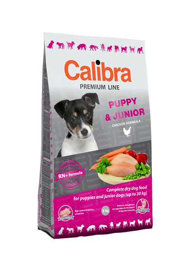 Calibra Dog NEW Premium Puppy&Junior kutyatáp 3kg