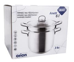 Orion Edény tésztához ANETT 6 l, 3 részes, fedő