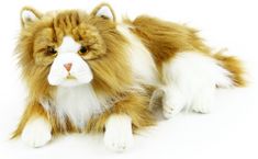 Rappa Fekvő plüss perzsa macska, 35 cm