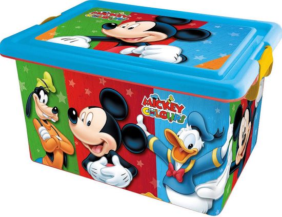 Kis Műanyag doboz Mickey Colours, 13 l