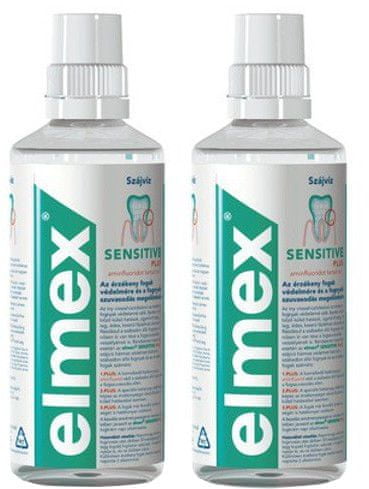 Elmex Sensitive Szájvíz, 2 x 400 ml