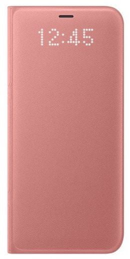 SAMSUNG Galaxy S8 LED View Cover tok, Rózsaszín