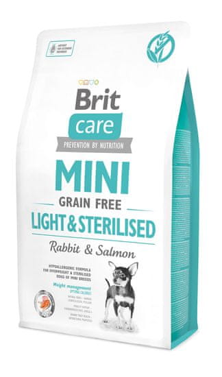 Brit Care Mini Grain Free Light&Sterilised 2 kg
