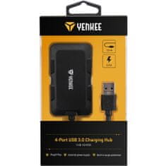 Yenkee Hub 4 x USB 3.0 (YHB 4341BK) fekete