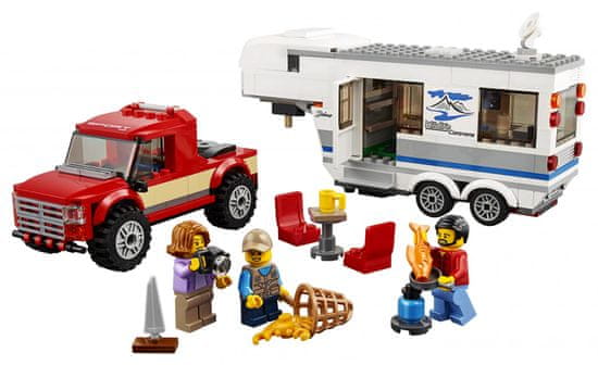 LEGO City Vehicles 60182 Pick-up és lakókocsi