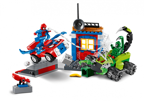 LEGO Juniors 10754 Pókember és Skorpió utcai leszámolása