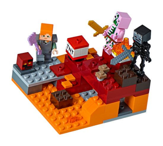 LEGO Minecraft 21139 Alvilági harc