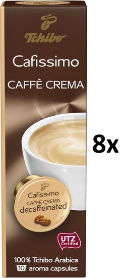 Tchibo Cafissimo Caffé Crema Decaffeinated, 8x10 kapszula