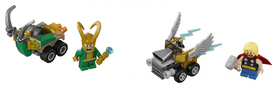LEGO Super Heroes 76091 - Mighty Micros: Thor és Loki összecsapása