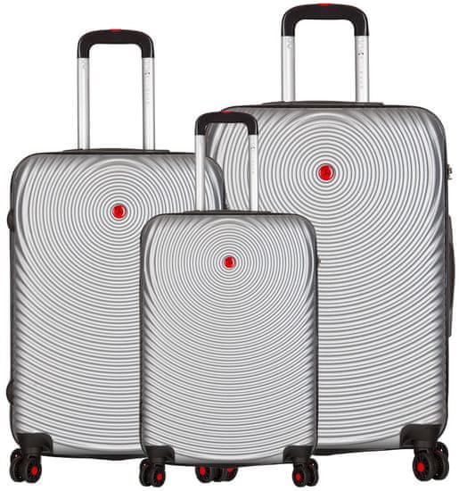 Sirocco T 1157/3 ABS utazó bőrönd készlet