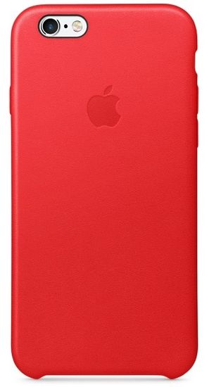 Apple Bőr tok, Apple iPhone 6/6S Plus, MKXG2BZ/A, red