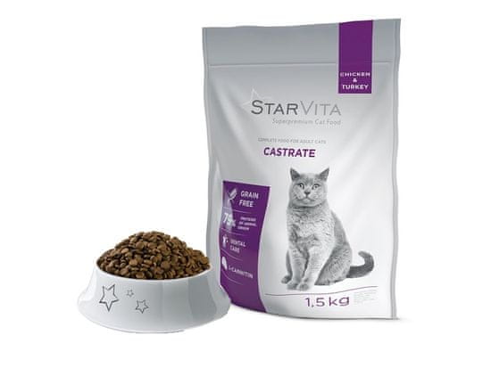Starvita Granulátum kasztrált macskák számára 1,5kg