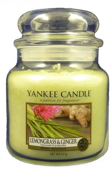Yankee Candle Lemongrass&Ginger Classic közepes 411 g