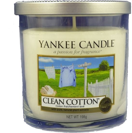Yankee Candle Clean Cotton Décor kicsi 198 g