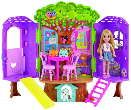 Mattel Barbie Chelsea és faház