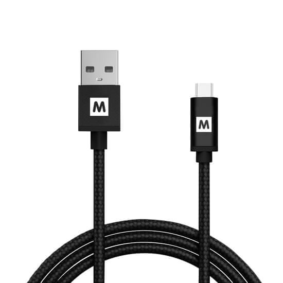 MAX Tartós USB MUC2100B 1m, fekete