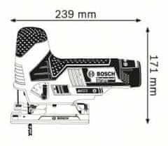 BOSCH Professional GST 12 V- 70 SOLO szúrófűrész akku nélkül (06015A1001)