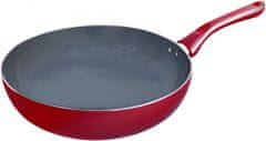 TORO Kerámia wok serpenyő piros 28 cm