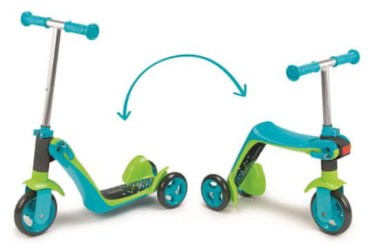 Smoby Roller 2in1 kék, 3 kerék