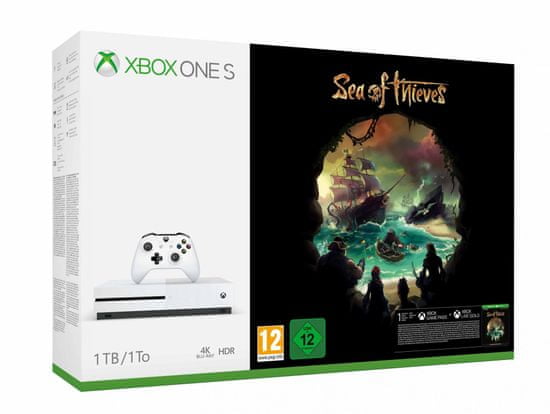 Microsoft Xbox One S 1TB + Sea of Thieves