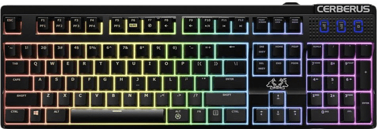 ASUS keyboard Cerberus Mech RGB BROWN US (90YH0192-B2UA00)