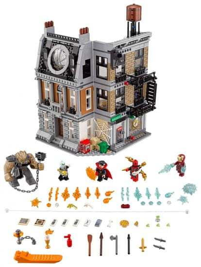 LEGO Super Heroes 76108 párbaj a Sanctum Sanc-ben