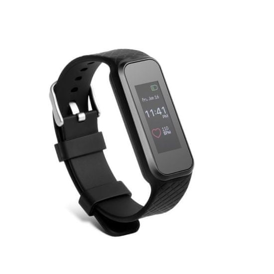Technaxx fitnesz karkötő HEART RATE, Bluetooth 4.0, Android/iOS, fekete (TX-81)