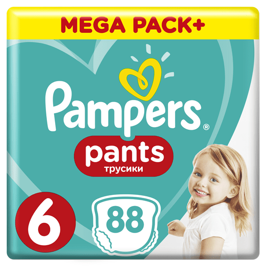Pampers Pants 6 (15+ kg) Extra Large pelenka 88 db