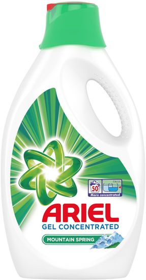 Ariel Mountain Spring Folyékony mosószer, 50 mosáshoz, 2,75 liter