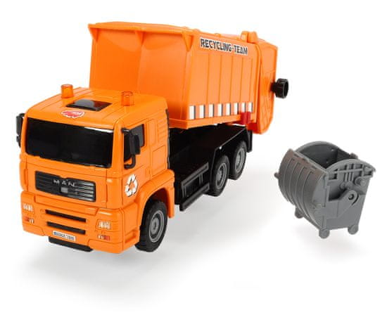 DICKIE Auto Truck Heavy City teherautó 22 cm, narancssárga