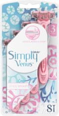 Gillette Simply Venus 3 Női borotva 8 db